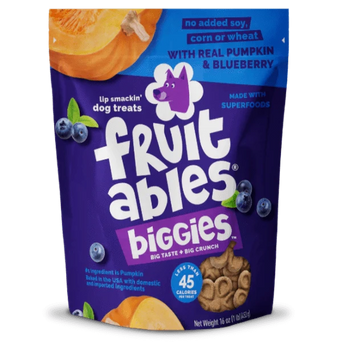 Fruitables Fruitables Biggies Pumpkin & Blueberry Dog Treats