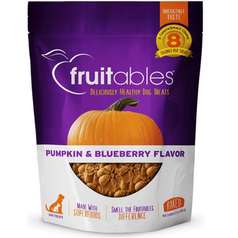 Fruitables Fruitables Pumpkin & Blueberry Baked Dog Treats