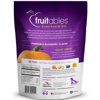 Fruitables Fruitables Pumpkin & Blueberry Baked Dog Treats