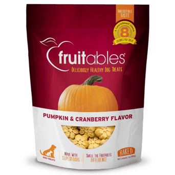 Fruitables Fruitables Pumpkin & Cranberry Baked Dog Treats