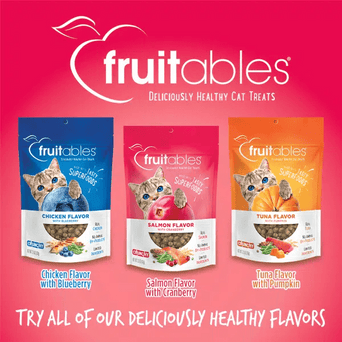 Fruitables Fruitables Salmon Flavor with Cranberry Cat Treats