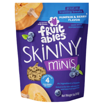 Fruitables Fruitables Skinny Minis Pumpkin & Berry Flavor Dog Treats