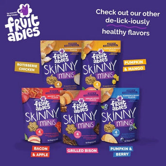 Fruitables Fruitables Skinny Minis Pumpkin & Mango Flavor Dog Treats