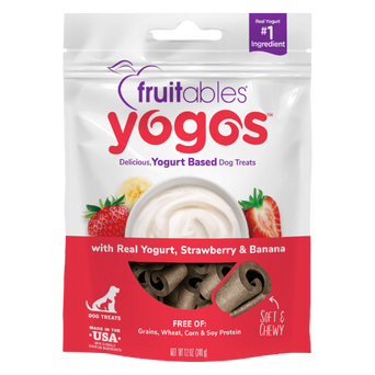 Fruitables Fruitables Yogos Strawberry-Banana Dog Treats