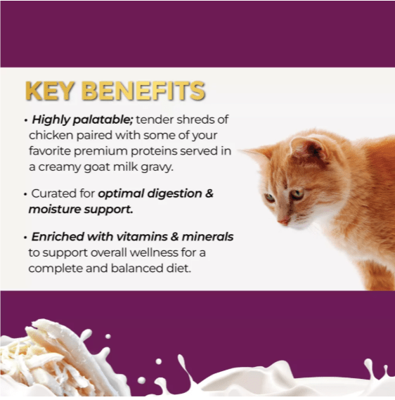 Fussie Cat Fussie Cat Chicken in Goat Milk Gravy Canned Cat Food, 2.47oz