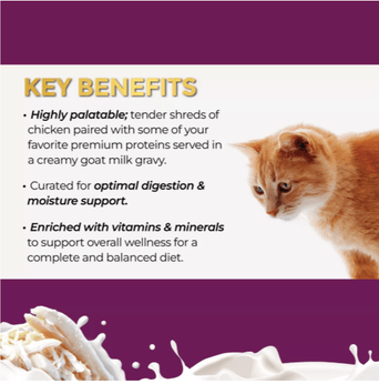 Fussie Cat Fussie Cat Chicken in Goat Milk Gravy Canned Cat Food, 2.47oz