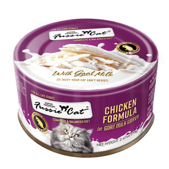 Fussie Cat Fussie Cat Chicken in Goat Milk Gravy Canned Cat Food, 2.47oz