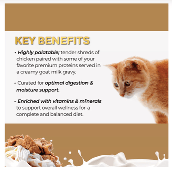Fussie Cat Fussie Cat Chicken with Beef in Goat Milk Gravy Canned Cat Food, 2.47oz