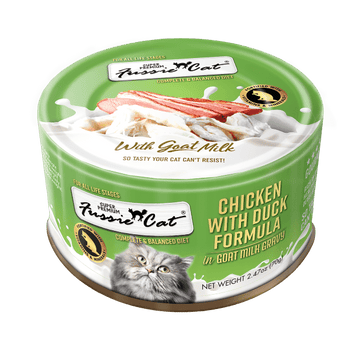 Fussie Cat Fussie Cat Chicken with Duck in Goat Milk Gravy Canned Cat Food, 2.47oz
