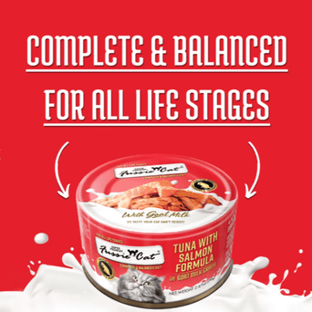 Fussie Cat Fussie Cat Tuna with Salmon in Goat Milk Gravy Canned Cat Food, 2.47oz