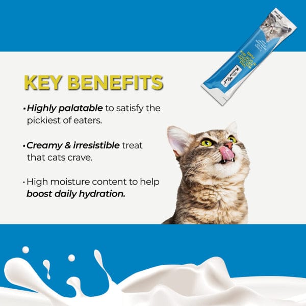 Fussie Cat Fussie Cat Tuna with Small Anchovy in Goat Milk Purée Cat Treats