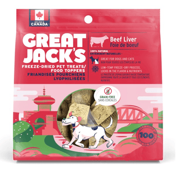 Great Jack's Great Jack's Beef Freeze Dried Dog Treats/Food Toppers