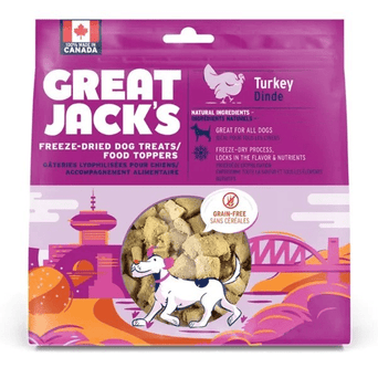 Great Jack's Great Jack's Turkey Freeze Dried Dog Treats/Food Toppers