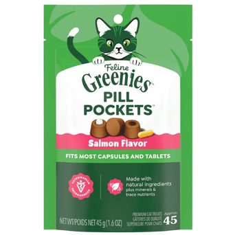 Greenies Feline Greenies Salmon Flavour Pill Pockets