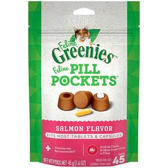Greenies Feline Greenies Salmon Flavour Pill Pockets