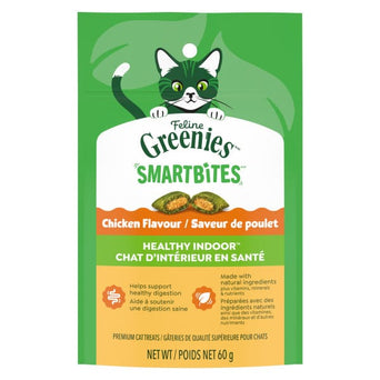 Greenies Feline Greenies Smartbites Healthy Indoor Cat Chicken Flavour Treats