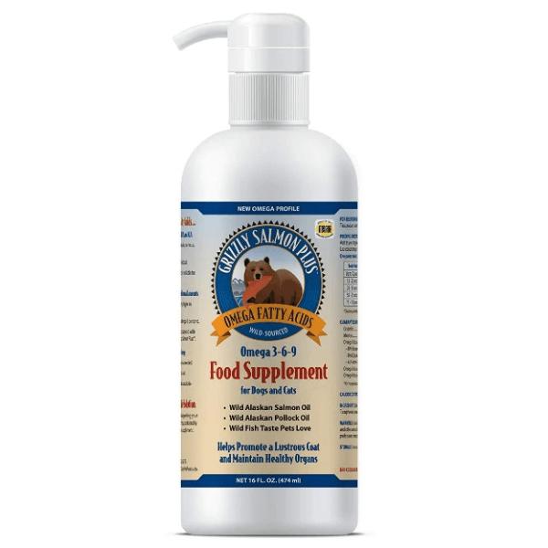 Grizzly Pet Products Grizzly Salmon Plus Omega 3-6-9 Dog Food Supplement