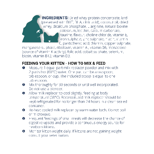 Kitten milk replacer clearance canada