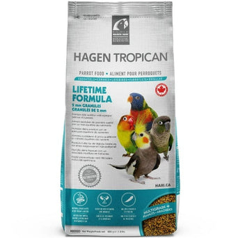 Hagen Tropican Lifetime Formula 2mm Granules for Parrots