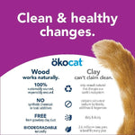 Healthy Pet ökocat Original Less Mess Wood Cat Litter