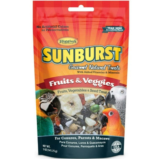 Higgins Premium Pet Foods Sunburst Fruits & Veggies (Large) Gourmet Natural Bird Treats