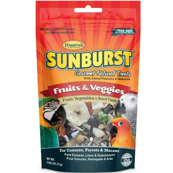 Higgins Premium Pet Foods Sunburst Fruits & Veggies (Large) Gourmet Natural Bird Treats