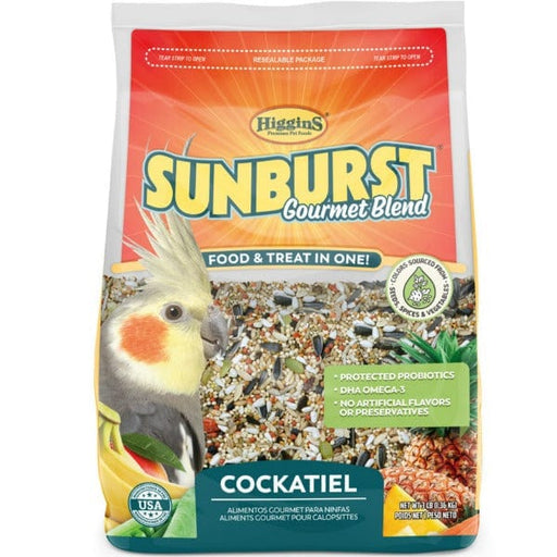 Higgins Premium Pet Foods Sunburst Gourmet Blend Cockatiel Food