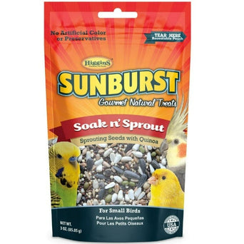 Higgins Premium Pet Foods Sunburst Soak n' Sprout Gourmet Natural Bird Treats