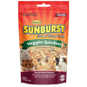 Higgins Premium Pet Foods Sunburst Veggie Garden Gourmet Natural Treats for Small Animals