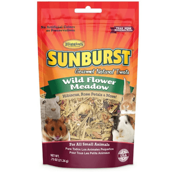 Higgins Premium Pet Foods Sunburst Wild Flower Meadow Gourmet Natural Treats for Small Animals