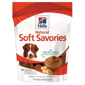 Hill's Hill's Natural Soft Savories Peanut Butter & Banana Dog Treats