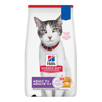 Hill's Science Diet Adult 11+ Chicken Recipe Dry Cat Food
