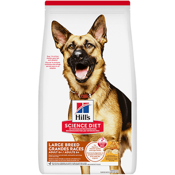 Hill's Science Diet Adult 6+ Large Breed Chicken Meal, Barley & Rice Recipe Dry Dog Food, 33lb