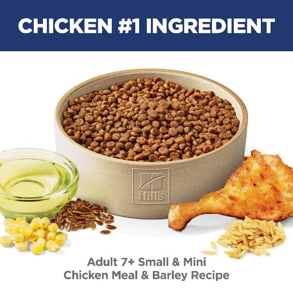 Hill's Science Diet Adult 7+ Small & Mini Chicken & Brown Rice Recipe Dry Dog Food