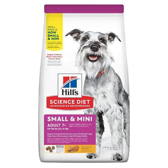 Hill's Science Diet Adult 7+ Small & Mini Chicken & Brown Rice Recipe Dry Dog Food