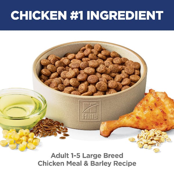Hill's Science Diet Adult Large Breed Chicken & Barley Recipe Dry Dog Food, 35lb