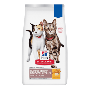 Hill's Science Diet Adult Multiple Benefit Chicken Recipe Dry Cat Food, 7lb