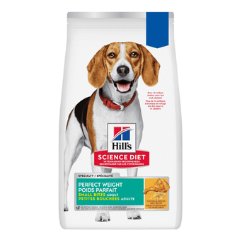 Hill's Science Diet Adult Perfect Weight Small Bites Chicken Recipe Dry Dog Food, 4lb