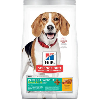 Hill's Science Diet Adult Perfect Weight Small Bites Chicken Recipe Dry Dog Food, 4lb