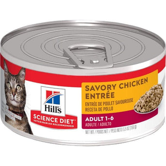 Hill's Science Diet Adult Savory Chicken Entree Canned Cat Food