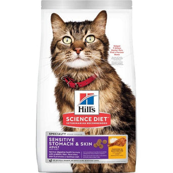 Hill's Science Diet Adult Sensitive Stomach & Skin Chicken Recipe Dry Cat Food