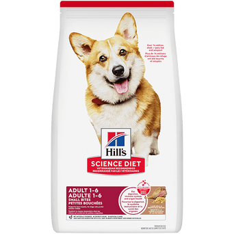 Hill's Science Diet Adult Small Bites Lamb Meal & Brown Rice Recipe Dry Dog Food, 15.5lb