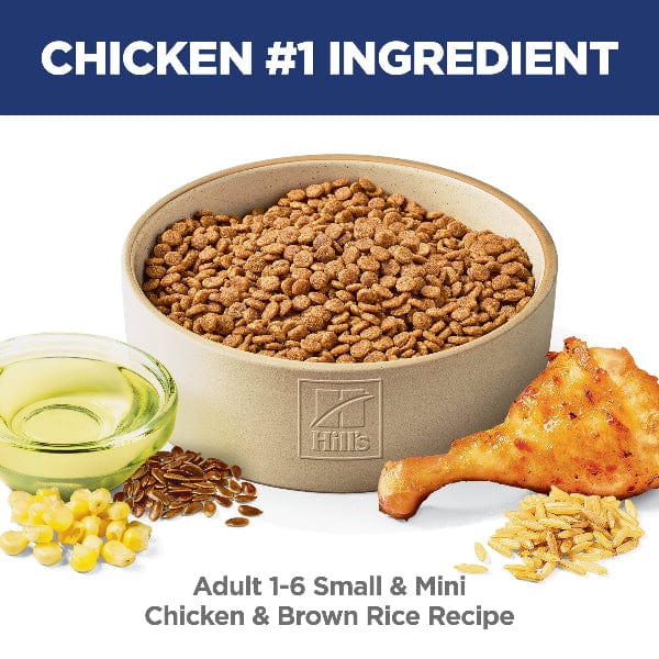 Hill's Science Diet Adult Small & Mini Chicken & Brown Rice Recipe Dry Dog Food, 4.5lb