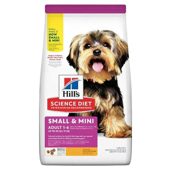 Hill's Science Diet Adult Small & Mini Chicken & Brown Rice Recipe Dry Dog Food, 4.5lb