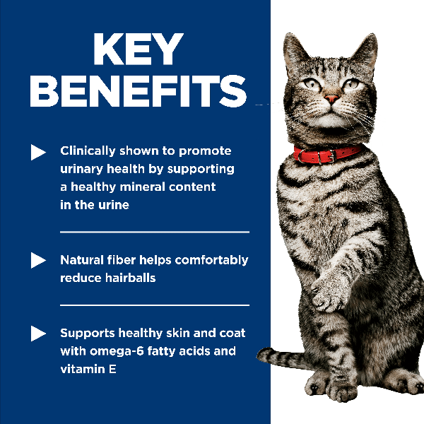Hill's Science Diet Adult Urinary Hairball Control Chicken & Vegetable Stew Canned Cat Food, 2.9oz
