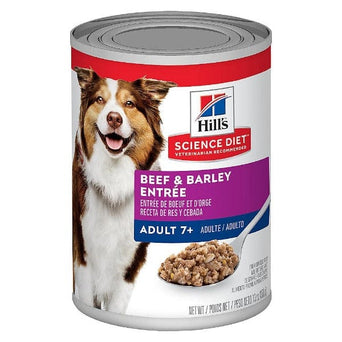 Hill's Science Diet Beef & Barley Entree Adult 7+ Canned Dog Food