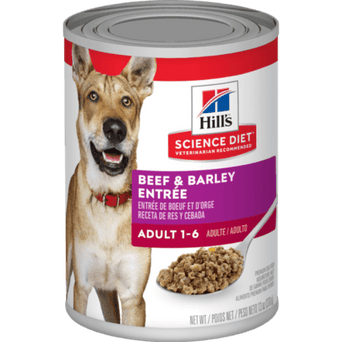 Hill's Science Diet Beef & Barley Entree Adult Canned Dog Food
