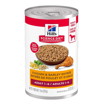 Hill's Science Diet Chicken & Barley Entree Adult Canned Dog Food, 13oz
