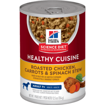Hill's Science Diet Healthy Cuisine Roasted Chicken, Carrots & Spinach Stew Adult 7+ Canned Dog Food