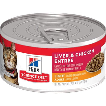 Hill's Science Diet Light Liver & Chicken Entree Adult Canned Cat Food